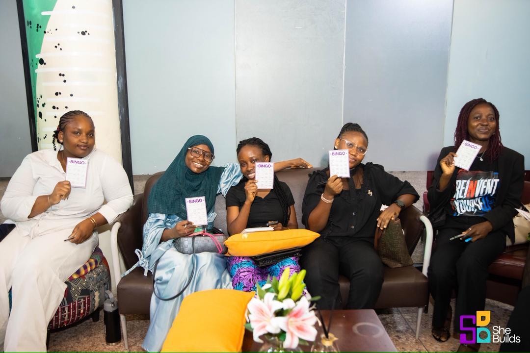 Community members relaxing together at the hangout