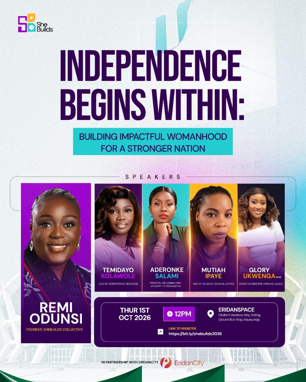 Independence Begins Within event poster