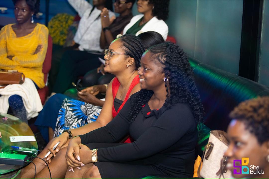 A moment of connection at the SheBuilds hangout 41