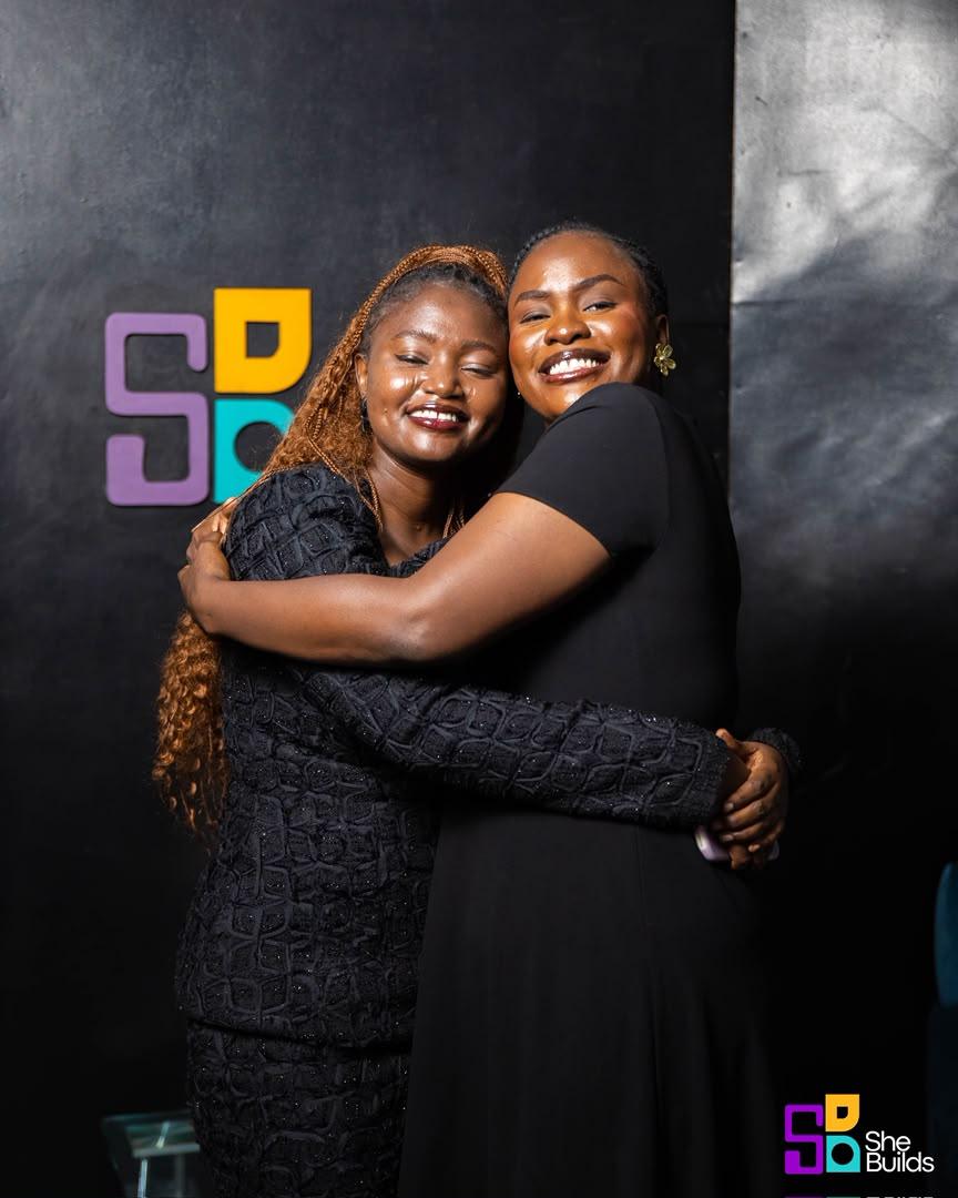 A moment of connection at the SheBuilds hangout 12