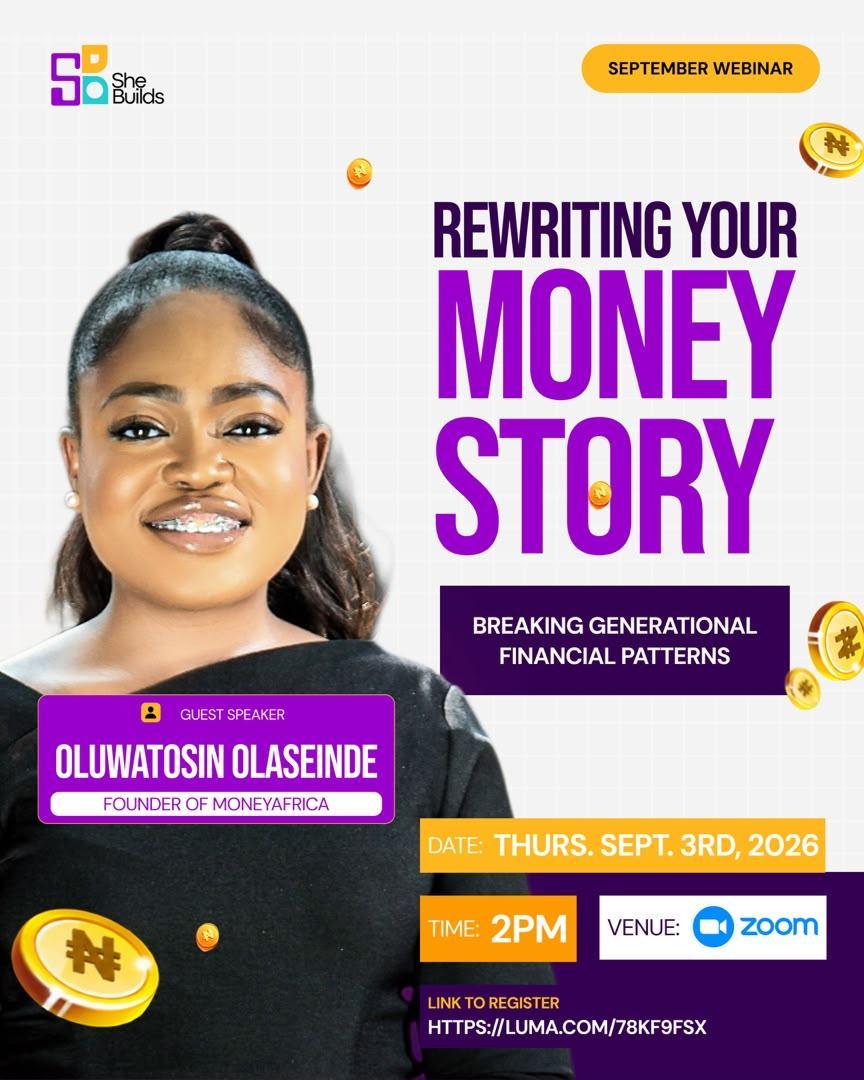 Rewriting Your Money Story event poster