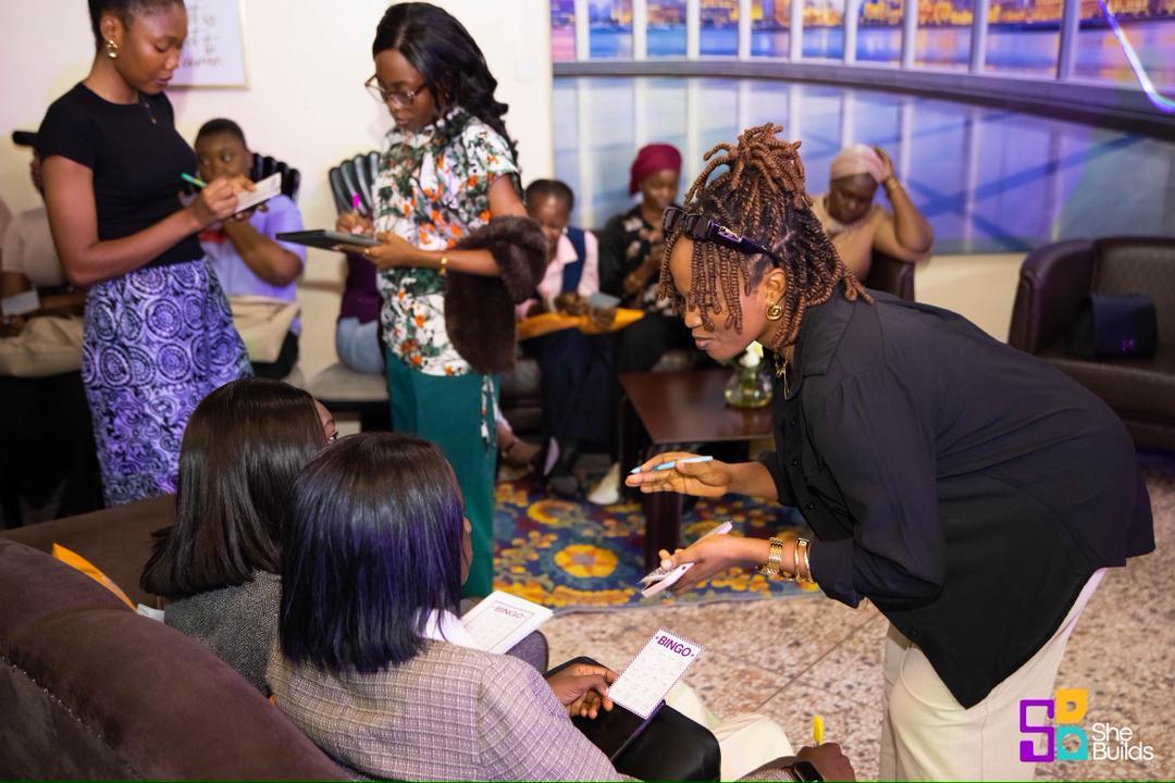 Women connecting over games and conversation